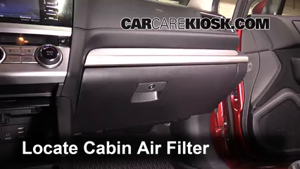 2016 Subaru Outback 2.5i Premium 2.5L 4 Cyl. Air Filter (Cabin) Replace